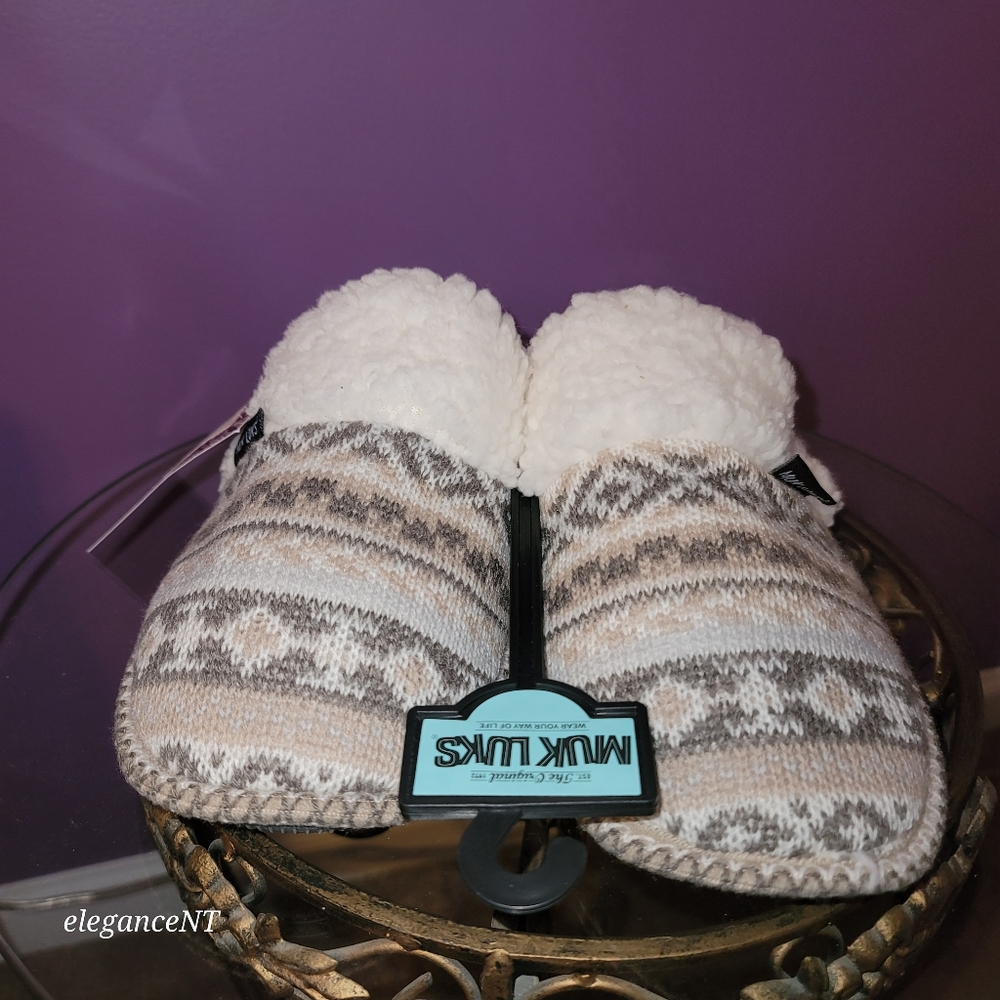 MUK LUKS Women's  Cozy Comfort Foam Slippers Sz: XL (11-12) NWT - Picture 4 of 9